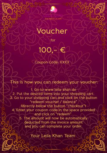 Gutschein über 100 €